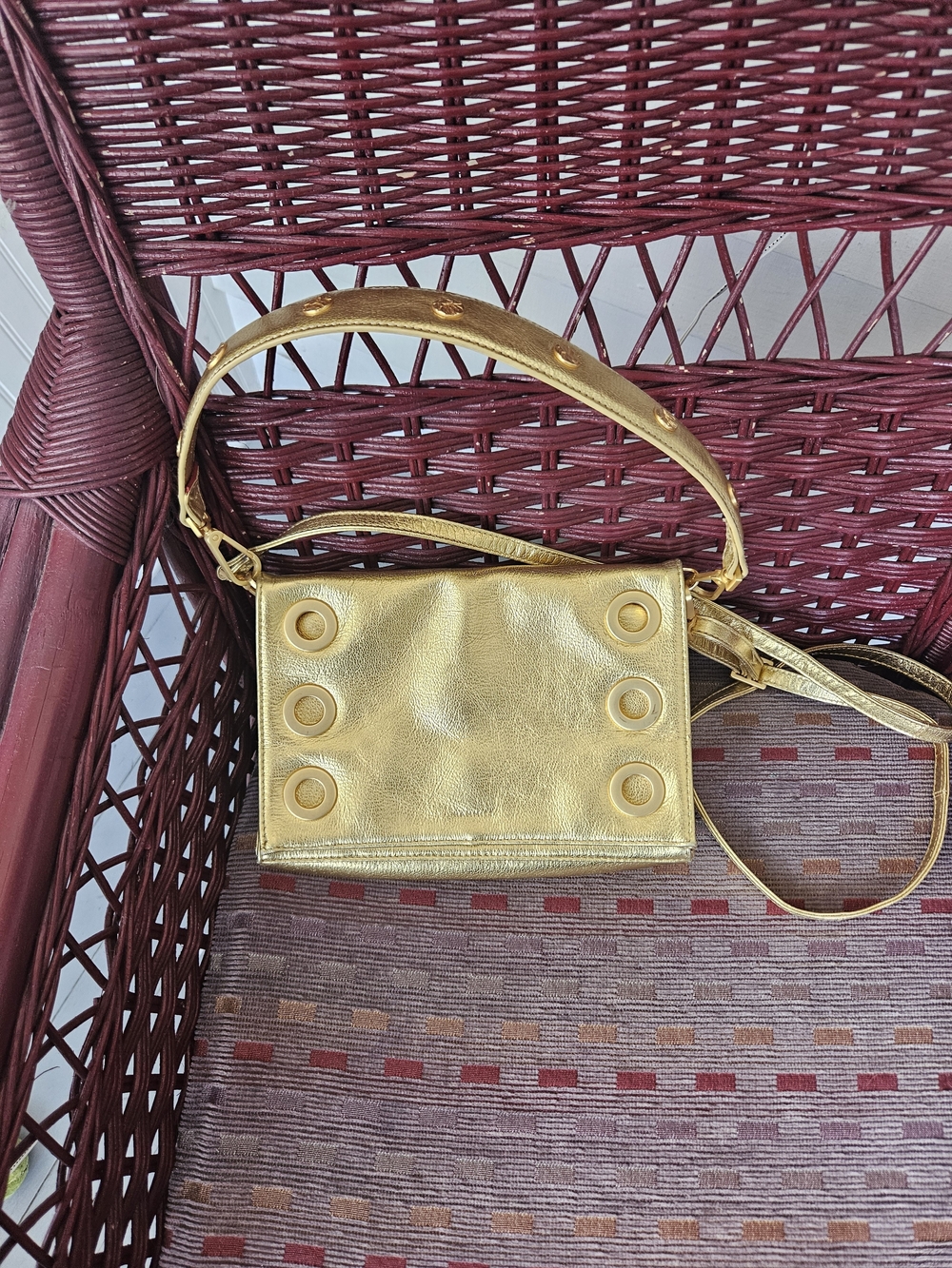 Hammitt Montana Clutch In Gala Gold Crossbody Bag